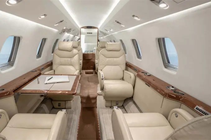 Cessna Citation VII cabin