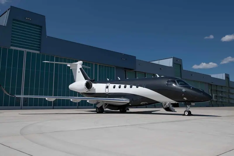 Embraer Praetor 600 on the apron