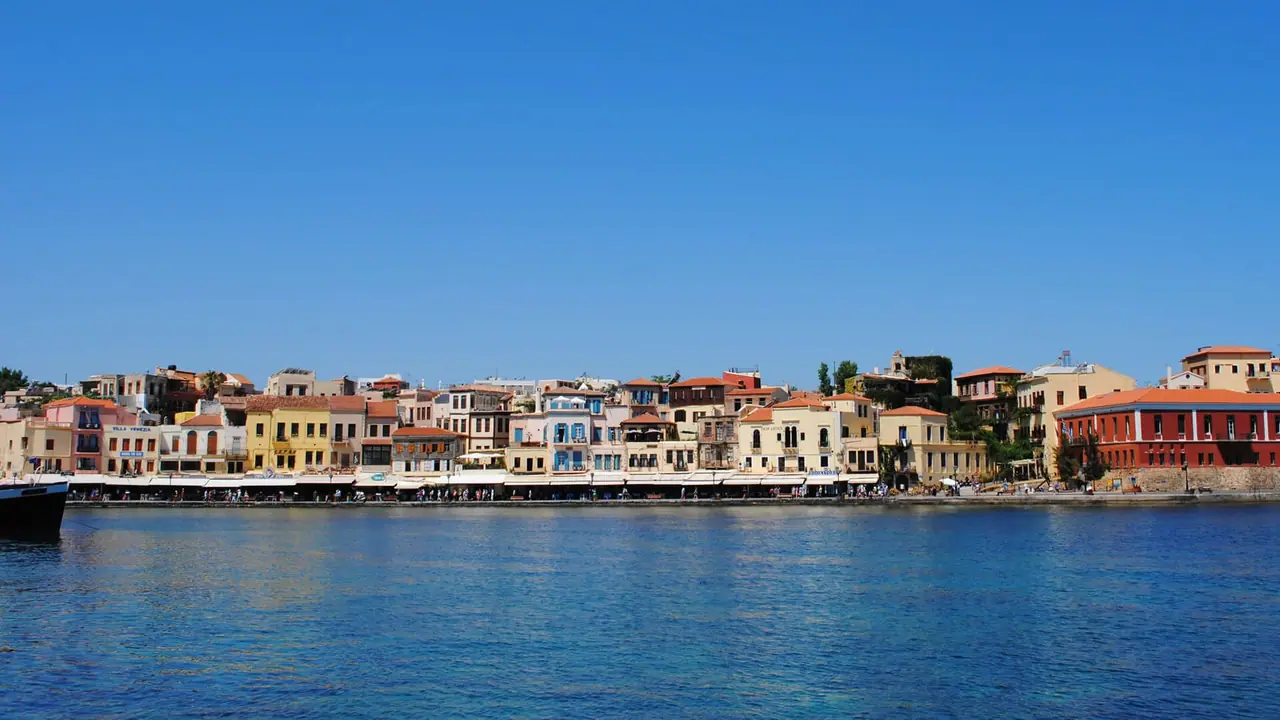 The harbour at Chania, Crete