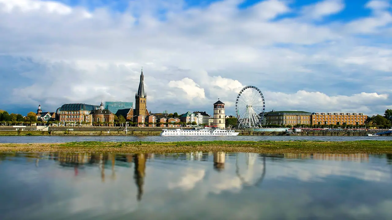 The Rhine at Düsseldorf