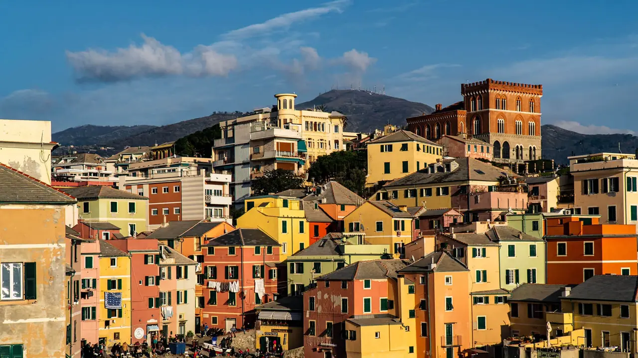 The Ligurian coast near Genoa