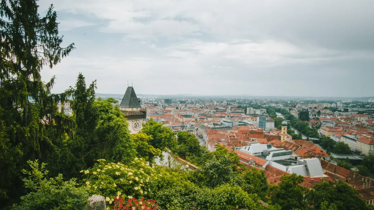 Graz from the Schlossberg