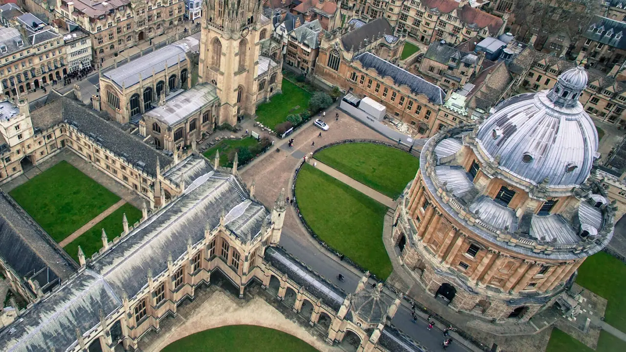 Oxford from the air