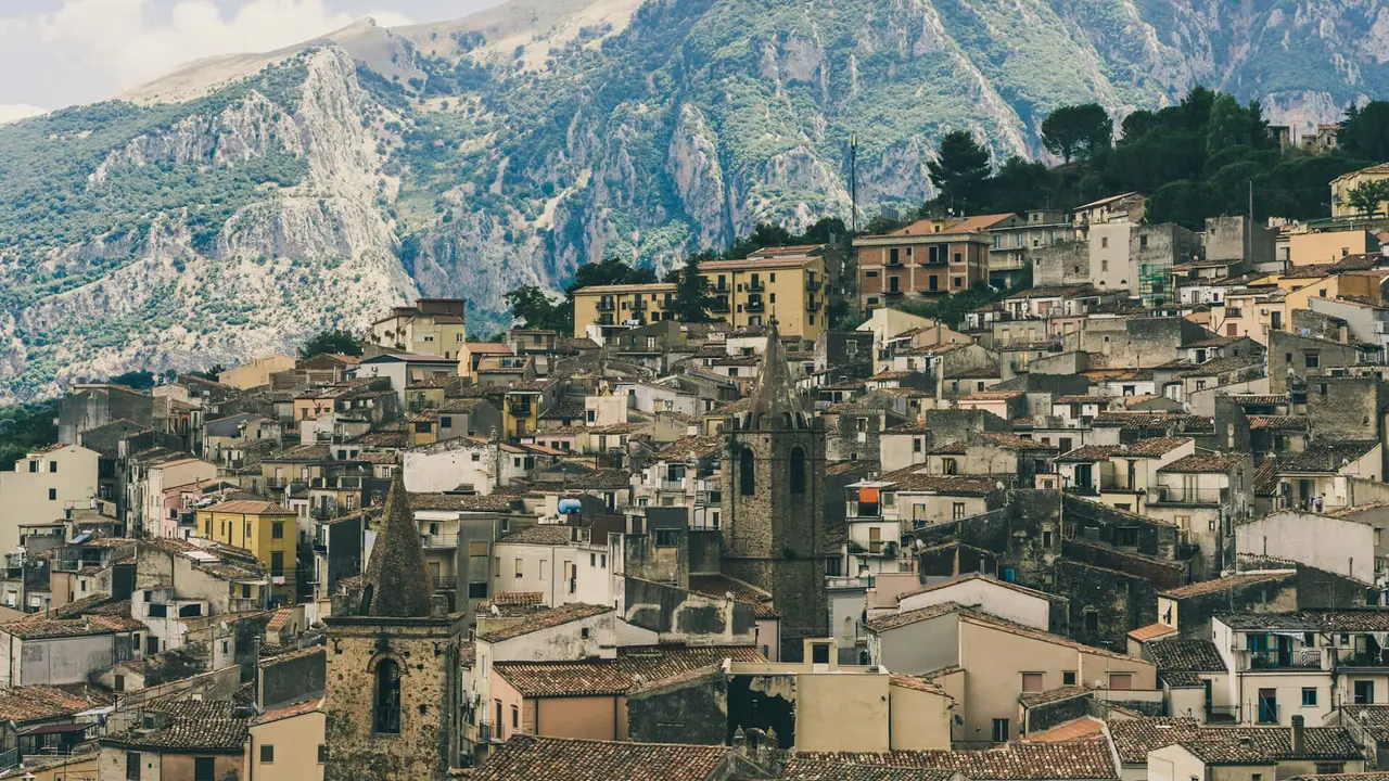 A Sicilian hill town